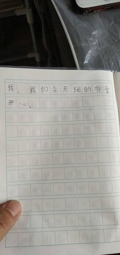 安怡同学写日记我的好朋友：李皓宇